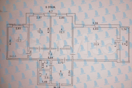 3-к. квартира, 84 м², 5/5 эт.